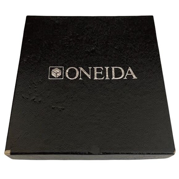 Oneida Silverplate Tarnish Resistant Ropes & Bows Pocket Mirror With Bag - Picture 5 of 7